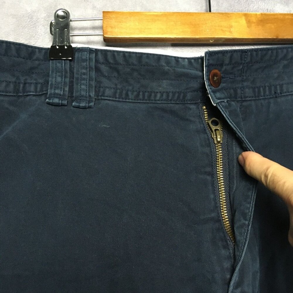 Polo Ralph Lauren Mens Cargo Shorts size 42 Dark Blue Cotton Pockets Casual - Picture 14 of 14